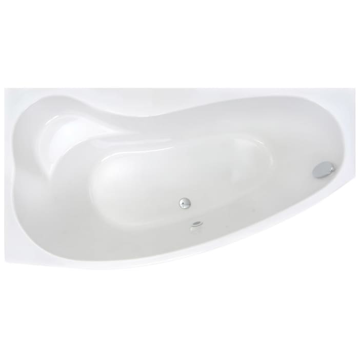 Caribia Mini Corner  Badewanne 160 x 90 cm , für Ecke links mit Schürze
