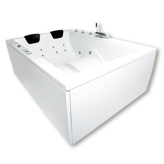 Caribia Herkules Premium Whirlpool 190 x 140 cm mit Schürze