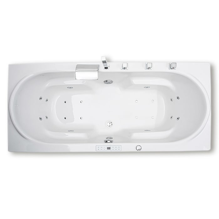 Caribia Komfort Premium Whirlpool 177 x 78 cm mit Schürze