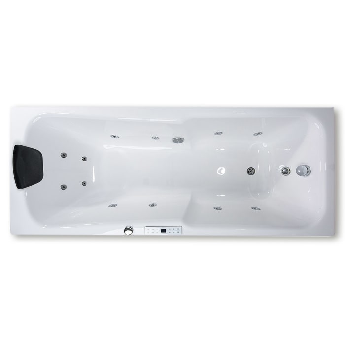 Caribia Rhodos Premium Whirlpool 190 x 75 cm ohne Schürze