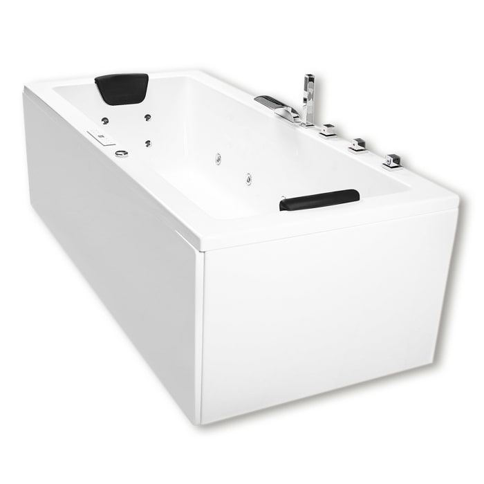Caribia X-Tube Premium Whirlpool 180 x 80 cm mit Schürze