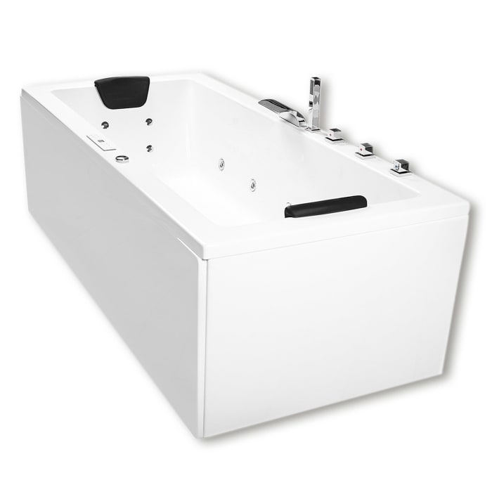 Caribia X-Tube Premium Whirlpool 190 x 90 cm mit Schürze