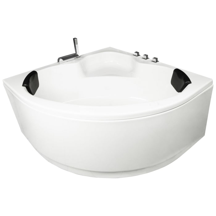 Caribia Rio Badewanne 130 x 130 cm mit Schürze