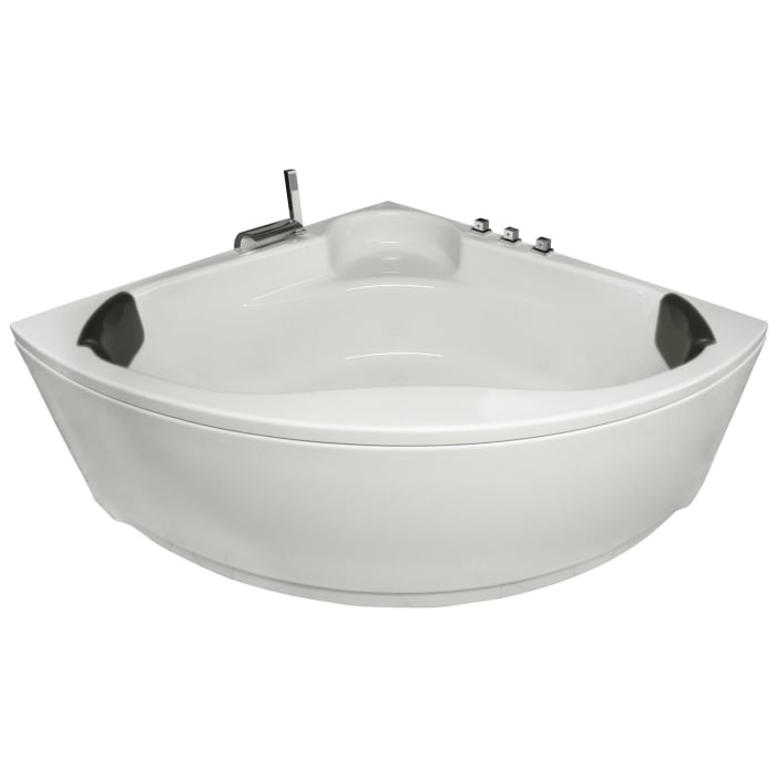 Caribia Rio Badewanne 140 x 140 cm mit Schürze