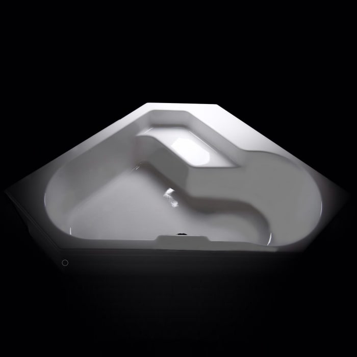 Caribia Samoa Badewanne 145 x 145 cm, ohne Schürze