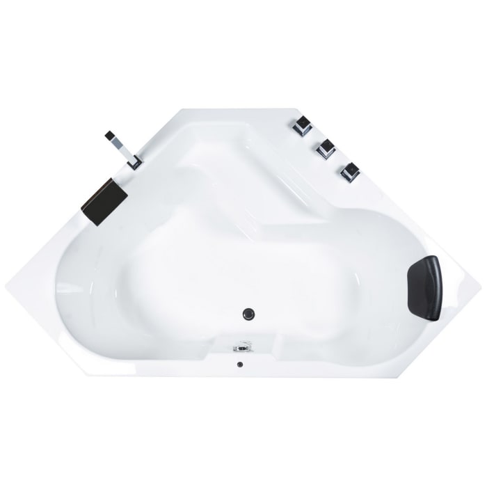 Caribia Samoa Badewanne 145 x 145 cm, ohne Schürze