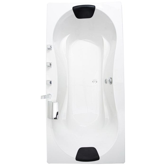 Caribia Trento Badewanne 190 x 90 cm ohne Schürze