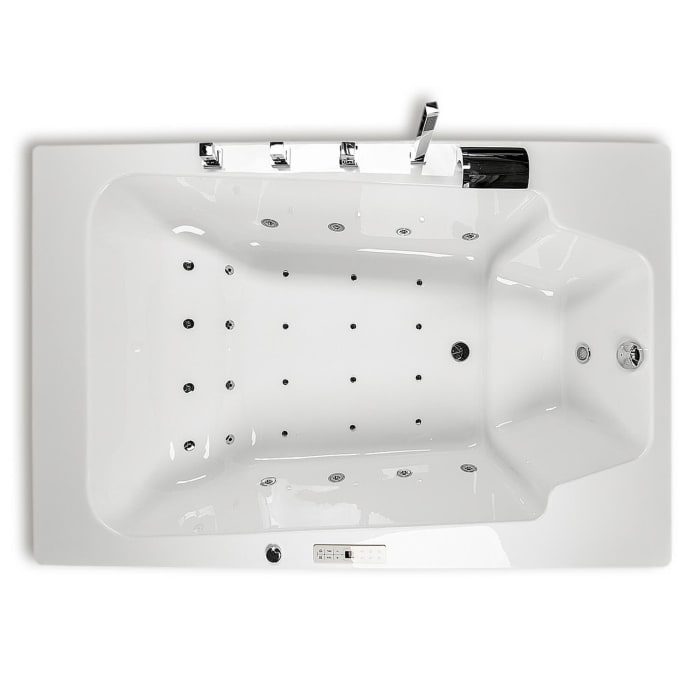 Caribia Classic Premium Whirlpool 190 x 120 cm ohne Schürze