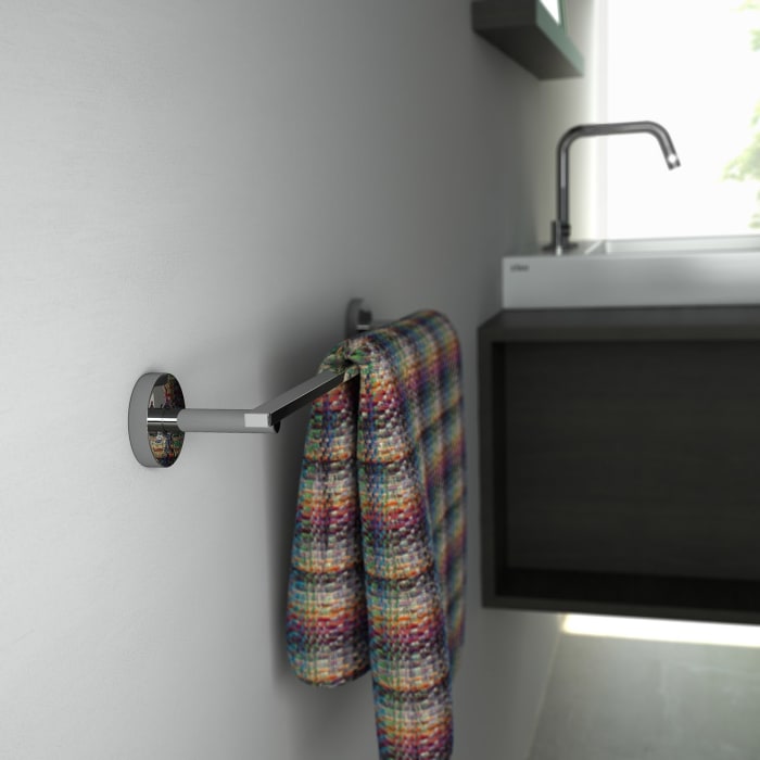 Clou Flat Handtuchhalter, starr, 45 cm