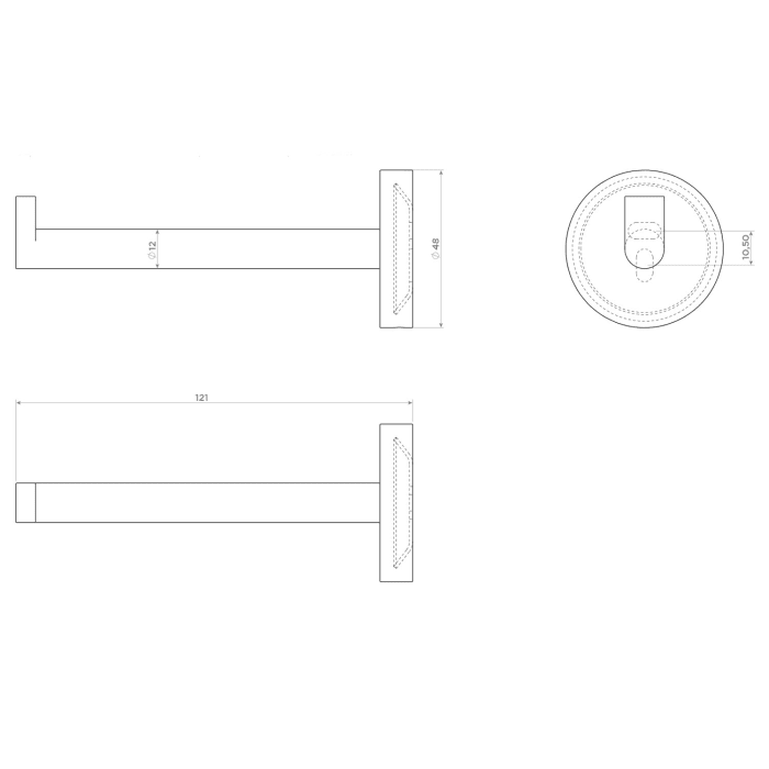 Clou Flat Papierrollenhalter