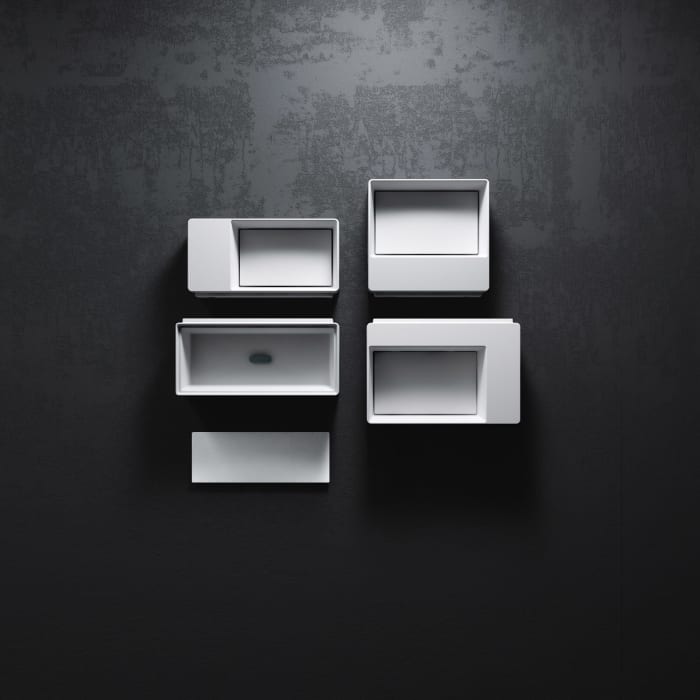 Clou New Flush 2 Keramik-Handwaschbecken 35,5 x 24,5 cm mit Hahnloch rechts