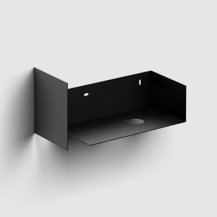 Clou Flush 3 Right Keramik - Handwaschbecken 36 cm mit offenem Unterschrank