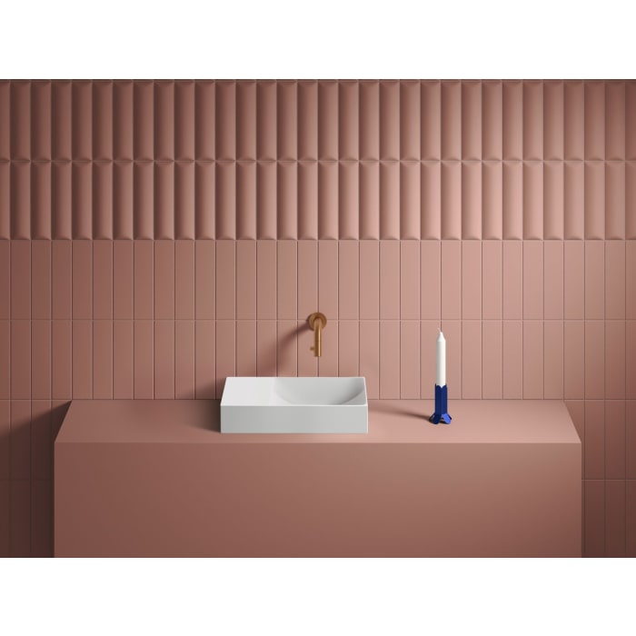 Clou Vale Left Keramik - Handwaschbecken 38 cm ohne Hahnloch