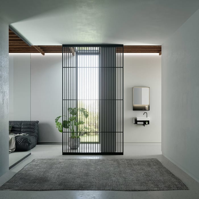 Clou Flush 3 Right Aluite-Handwaschbecken 36 x 18 cm mit vorgestochenem Hahnloch rechts