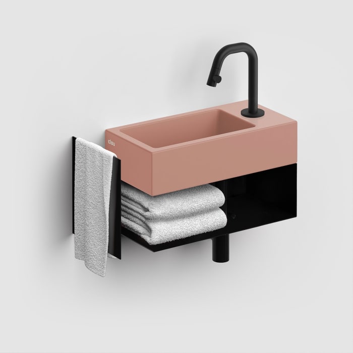 Clou Flush 3 Right Keramik-Handwaschbecken 36 x 18 cm mit Hahnloch rechts