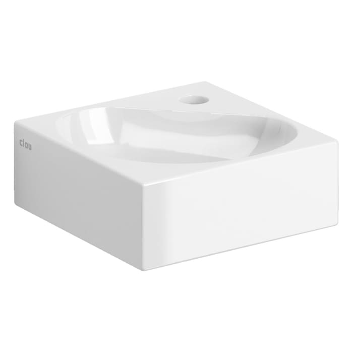Clou Flush Handwaschbecken mit 1 Hahnloch 27 cm