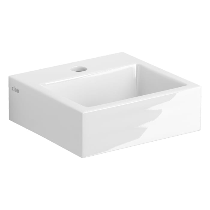 Clou Flush Handwaschbecken mit 1 Hahnloch 28 cm