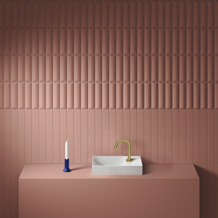 Clou Vale Right Keramik - Handwaschbecken 38 cm mit Hahnloch