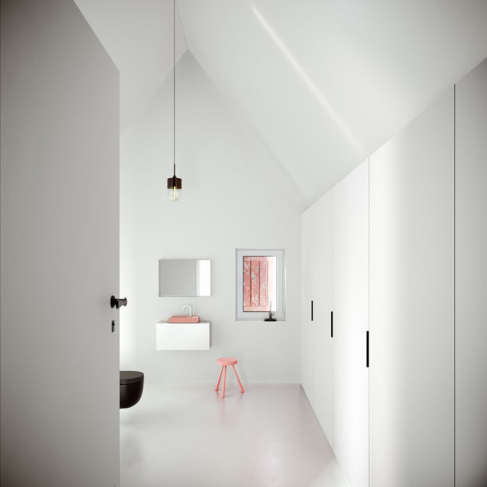 Clou Vale Right Keramik - Handwaschbecken 38 cm mit Hahnloch