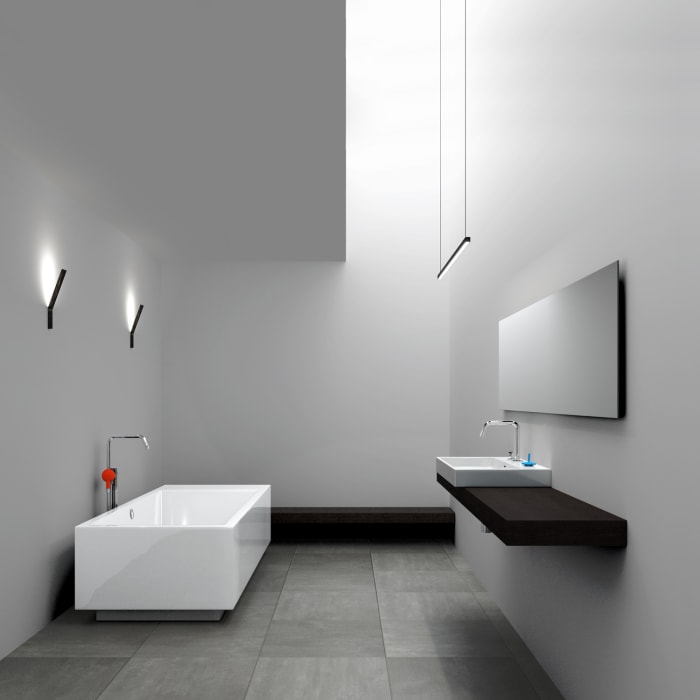 Clou Wash Me Keramik Waschtisch 70 cm mit 3 vorgestochenen Hahnlöchern