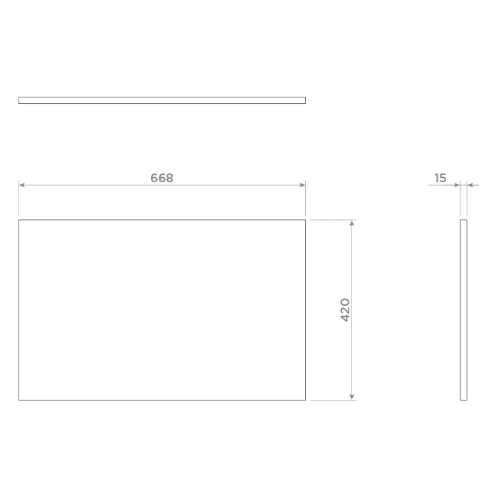 Clou New Wash Me Frame-Einlegeboden 66,8 cm