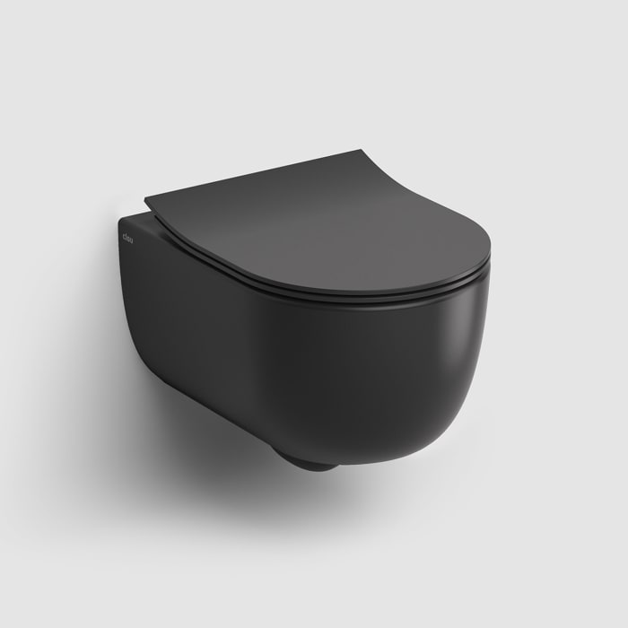 Clou Hammock Wand-WC-Set 49 cm, spülrandlos inklusive WC-Sitz slim