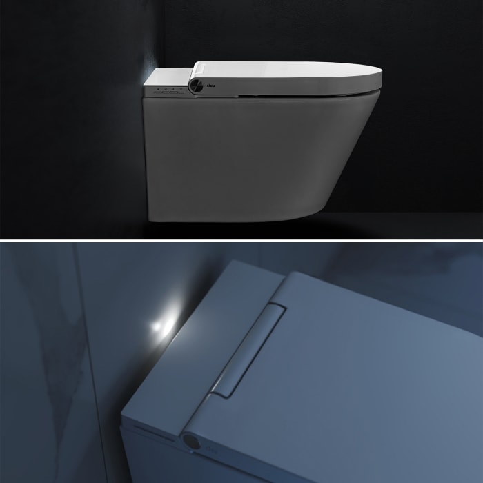 Clou CLEVER Dusch-WC mit Turbo Flush mit WC-Sitz