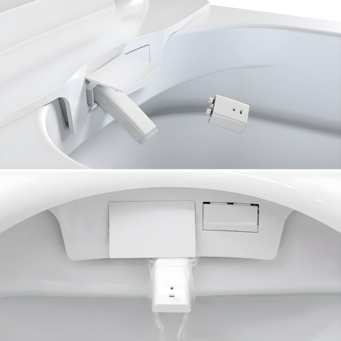 Clou CLEVER Dusch-WC mit Turbo Flush mit WC-Sitz