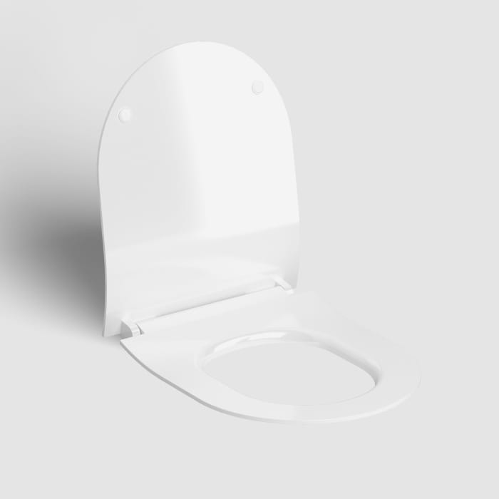 Clou New Hammock Wand-WC-Set kompakt, spülrandlos mit WC-Sitz Slim