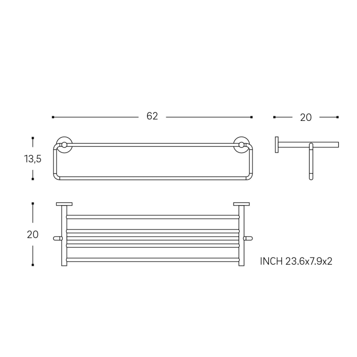 COSMIC Start Handtuchablage