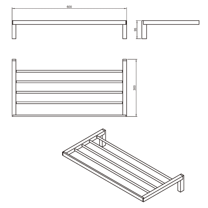 COSMIC Bath Life Handtuchablage