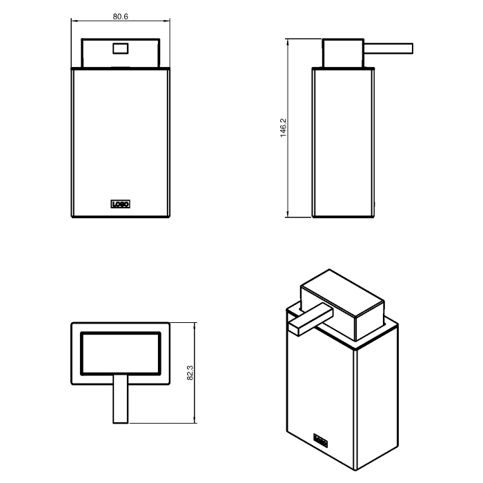 COSMIC Bath Life Seifenspender Standmodell