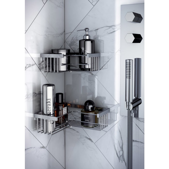 COSMIC Essentials Eckseifenkorb abnehmbar 25 x 25 cm