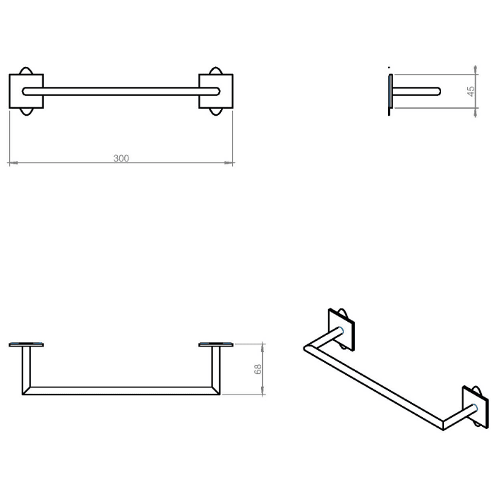 COSMIC Stick Handtuchstange