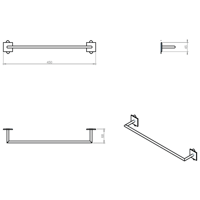 COSMIC Stick Handtuchstange