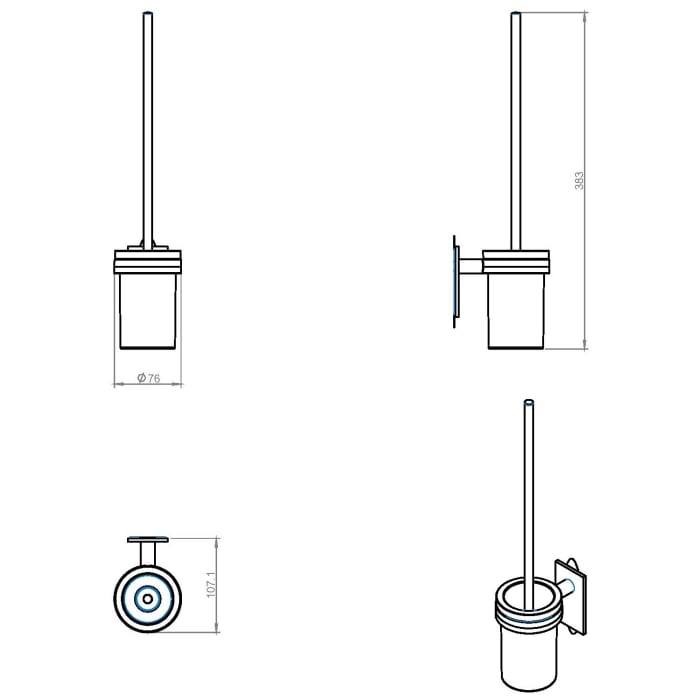 COSMIC Stick Toilettenbürstenhalter