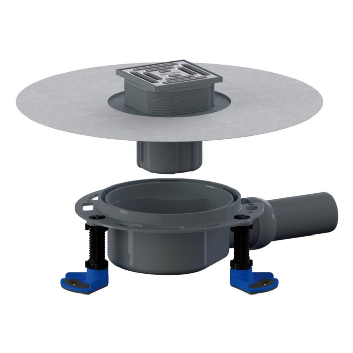 Dallmer Bodenablauf DallDrain Pure, DN 50, 10 x 10 cm