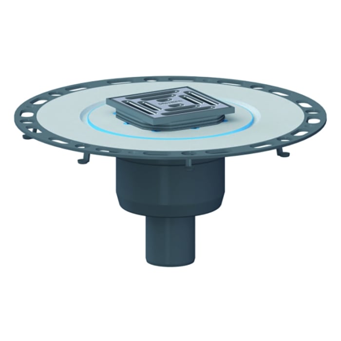 Dallmer TistoPlan Bodenablauf senkrecht K 10, DN 50, 10 x 10 cm