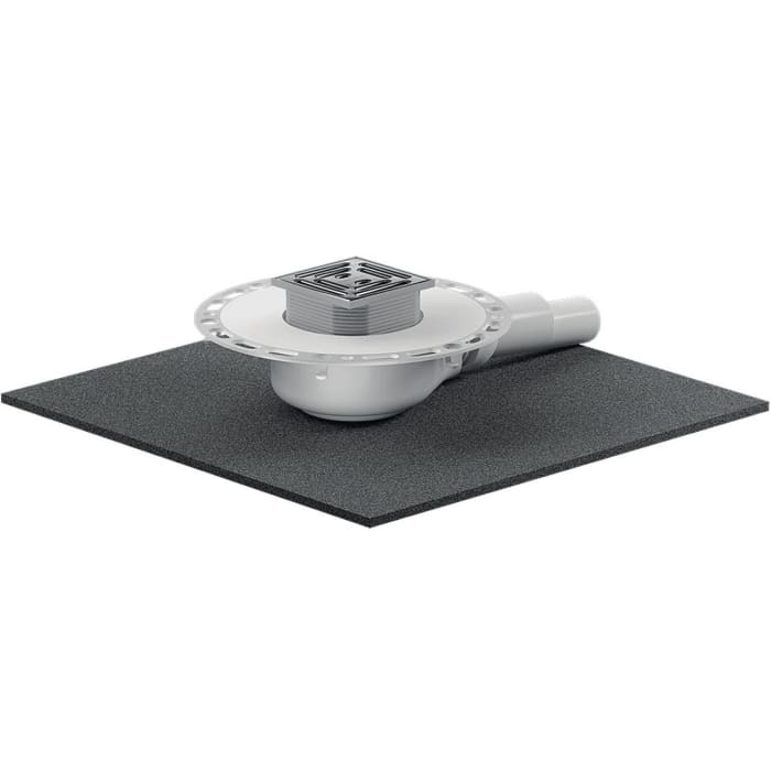 Dallmer TistoPlan Schallschutz-Bodenablauf K 10, DN 40/DN 50, 10 x 10 cm