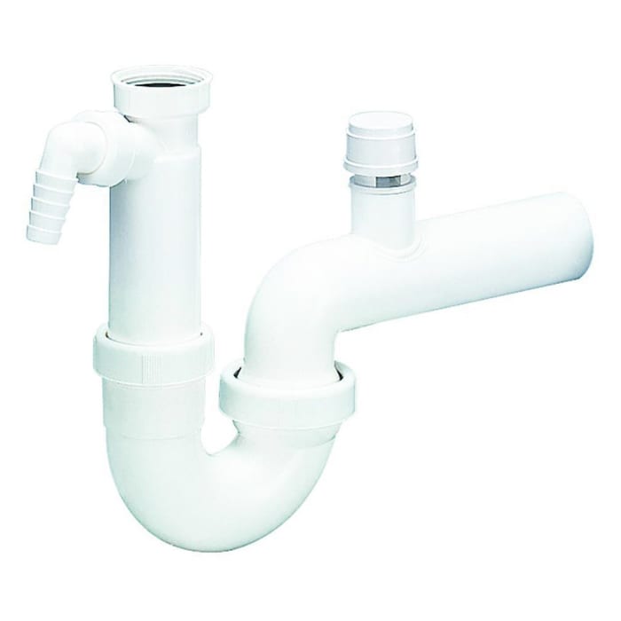 Dallmer Röhren-Siphon 100/1 SLR, mit Rohrbelüfter, 1 1/2