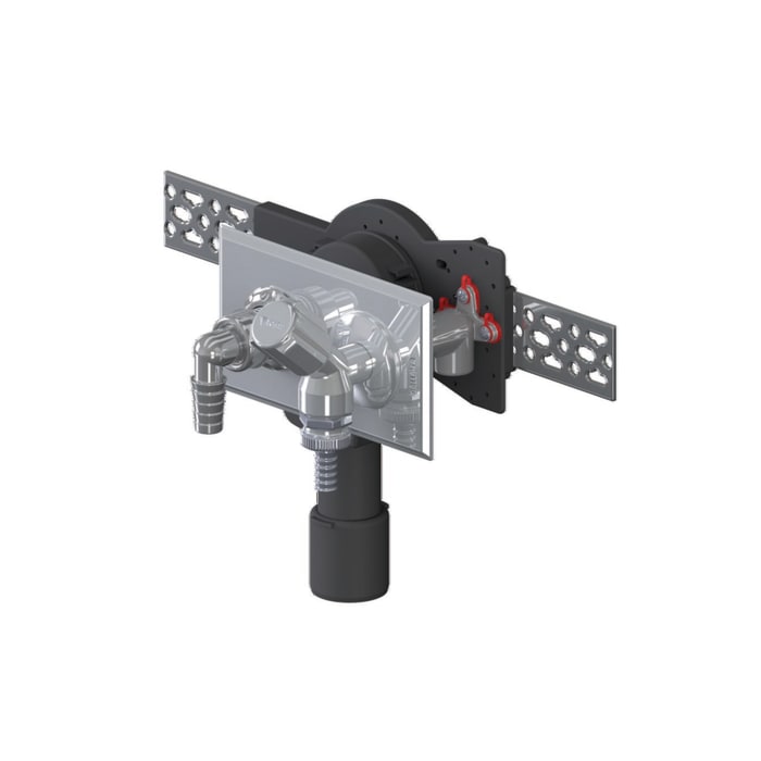 Dallmer Wandeinbau-Waschgeräte-Siphon 406