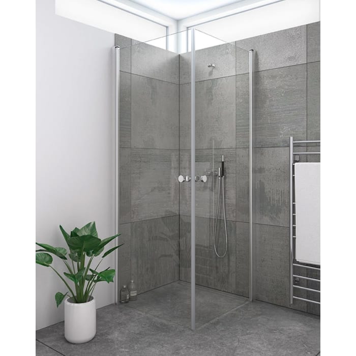 Dansani Match Duschtür 77 x 200 cm mit Klarglas