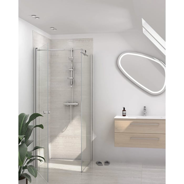 Dansani Match Duschtür 87 x 200 cm mit Klarglas