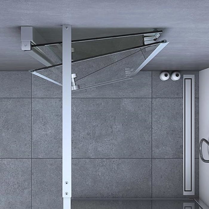 Dansani Match Falttür 79 x 200 cm mit Klarglas