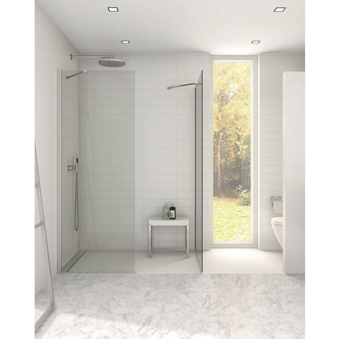 Dansani Match Festwand 69 x 197,5 cm mit Klarglas