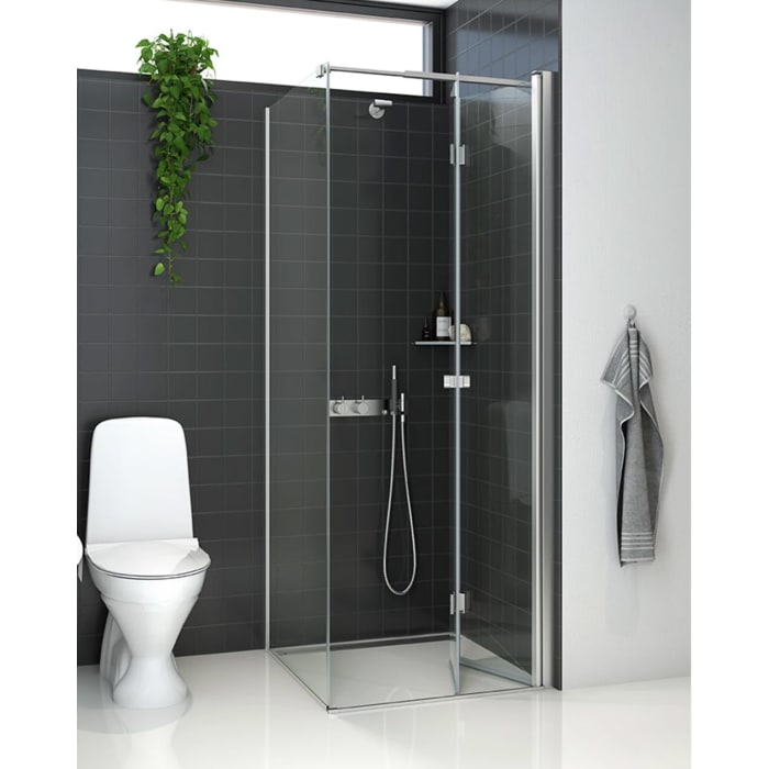 Dansani Match Festwand 87 x 197,5 cm mit Klarglas