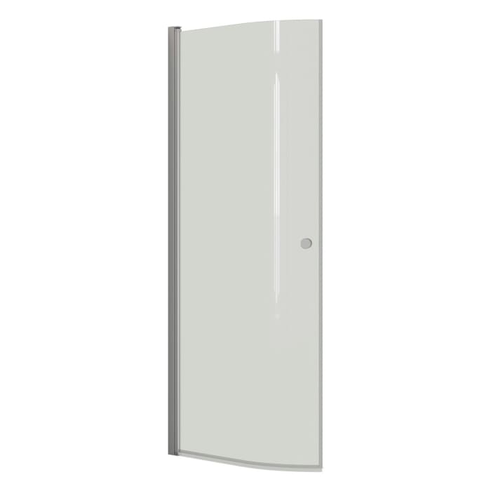 Dansani Match halbrunde Drehtür 84 x 200 cm mit Klarglas