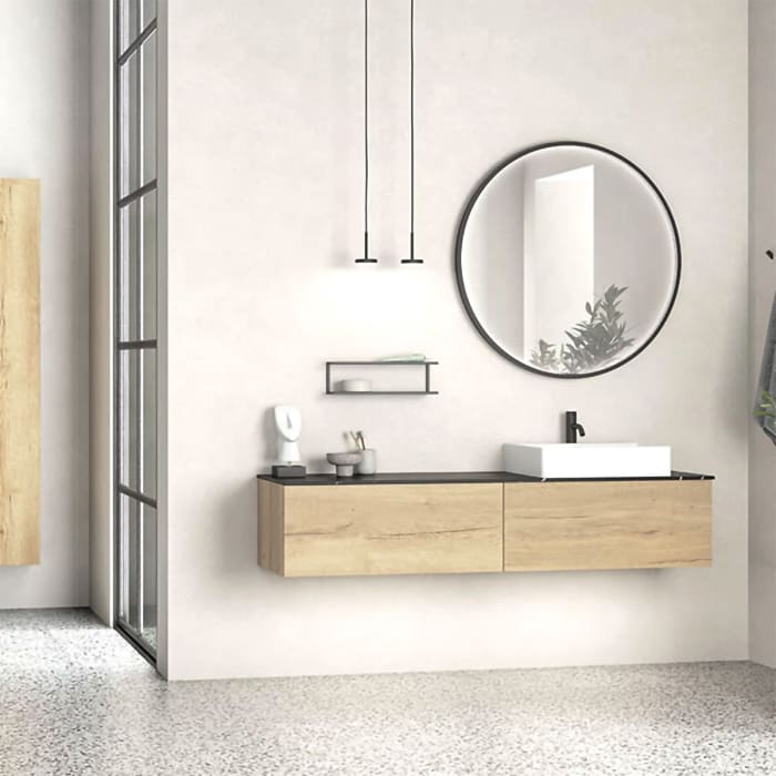 Dansani You Rahmenspiegel Moon Ø 90 cm mit LED Beleuchtung