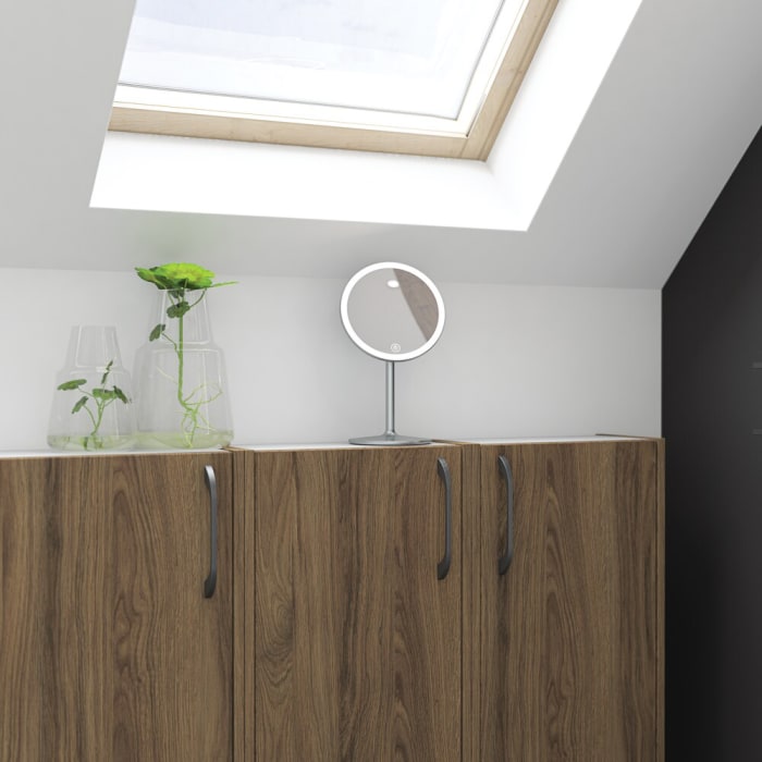 Dansani Handy-Makeup Kosmetikspiegel mit LED-Beleuchtung, Standmodell