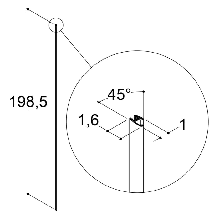 Dansani Match Magnetleiste für Modell D